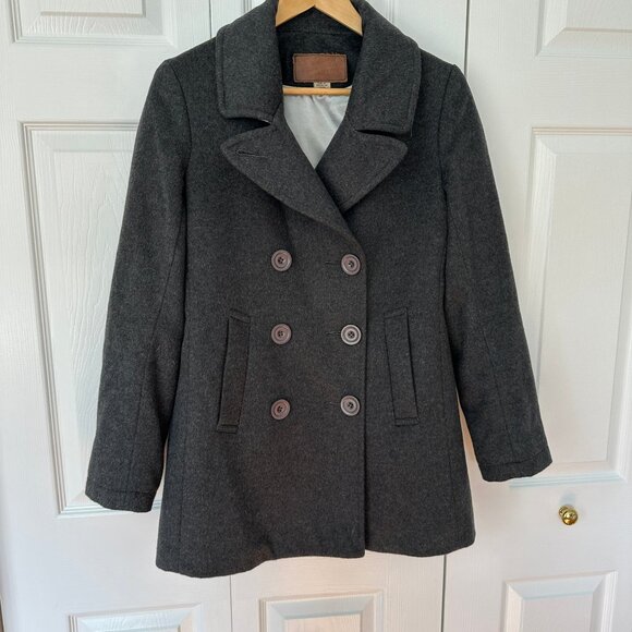 Women's Grey Paul Brodie Wool and Cashmere Coat - Picture 1 of 8